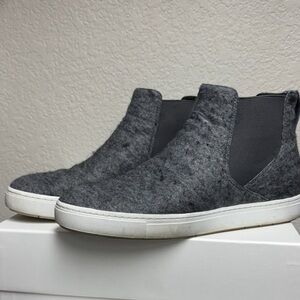 Vince Charcoal High-Top Sneakers
